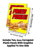 Fried Pickles A-Frame Signs, Decals, or Panels