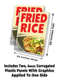 Fried Rice A-Frame Signs, Decals, or Panels