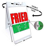 Fried Watermelon A-Frame Signs, Decals, or Panels