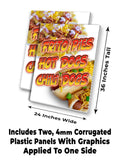 Frito Hot Dogs Chili A-Frame Signs, Decals, or Panels
