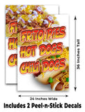 Frito Hot Dogs Chili A-Frame Signs, Decals, or Panels