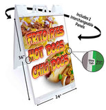 Frito Hot Dogs Chili A-Frame Signs, Decals, or Panels