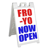 Fro-Yo A-Frame Signs, Decals, or Panels