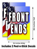Front Ends A-Frame Signs, Decals, or Panels