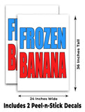 Frozen Banana A-Frame Signs, Decals, or Panels