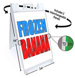 Frozen Banana A-Frame Signs, Decals, or Panels