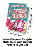 Frozen Custard A-Frame Signs, Decals, or Panels