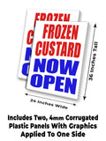 Frozen Custard A-Frame Signs, Decals, or Panels