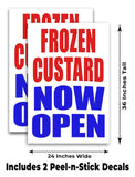 Frozen Custard A-Frame Signs, Decals, or Panels