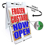 Frozen Custard A-Frame Signs, Decals, or Panels