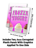 Frozen Yogurt A-Frame Signs, Decals, or Panels