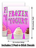 Frozen Yogurt A-Frame Signs, Decals, or Panels