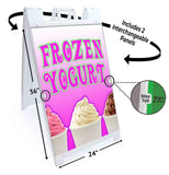 Frozen Yogurt A-Frame Signs, Decals, or Panels