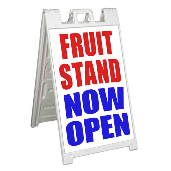 Fruit Stand Now Open A-Frame Signs, Decals, or Panels