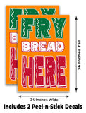 Fry Bread Here A-Frame Signs, Decals, or Panels
