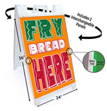 Fry Bread Here A-Frame Signs, Decals, or Panels