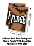Fudge A-Frame Signs, Decals, or Panels