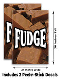 Fudge A-Frame Signs, Decals, or Panels