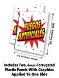 Fuegos Artificiales A-Frame Signs, Decals, or Panels