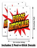 Fuegos Artificiales A-Frame Signs, Decals, or Panels