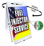Fuel Injector Service A-Frame Signs, Decals, or Panels