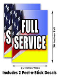 Full Service A-Frame Signs, Decals, or Panels