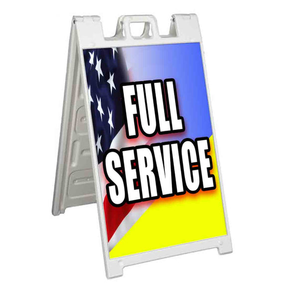 Full Service A-Frame Signs, Decals, or Panels