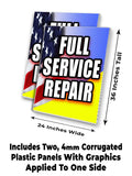 Full Service A-Frame Signs, Decals, or Panels