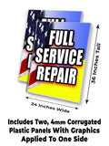 Full Service A-Frame Signs, Decals, or Panels