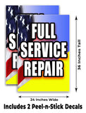 Full Service Repair A-Frame Signs, Decals, or Panels