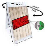 Fundraisers A-Frame Signs, Decals, or Panels