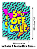 Sale 5% Off A-Frame Signs, Decals, or Panels
