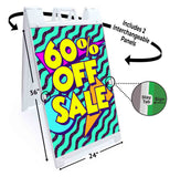 Sale 60% Off A-Frame Signs, Decals, or Panels