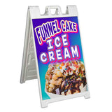 Funnel Cake Ice Cream A-Frame Signs, Decals, or Panels