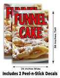 Funnel Cake A-Frame Signs, Decals, or Panels