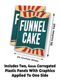 Funnel Cake Twist A-Frame Signs, Decals, or Panels