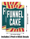 Funnel Cake Twist A-Frame Signs, Decals, or Panels