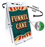 Funnel Cake Twist A-Frame Signs, Decals, or Panels