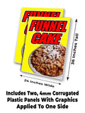 Funnel Cake A-Frame Signs, Decals, or Panels
