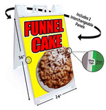 Funnel Cake A-Frame Signs, Decals, or Panels