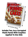 Funnel Cakes A-Frame Signs, Decals, or Panels
