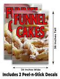 Funnel Cakes A-Frame Signs, Decals, or Panels