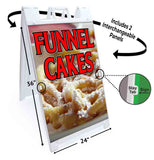 Funnel Cakes A-Frame Signs, Decals, or Panels