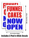 Funnel Cakes NO A-Frame Signs, Decals, or Panels