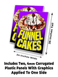 Funnel Cake A-Frame Signs, Decals, or Panels