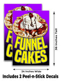 Funnel Cake A-Frame Signs, Decals, or Panels