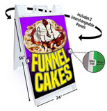 Funnel Cake A-Frame Signs, Decals, or Panels