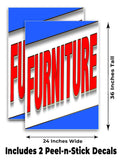 Furniture A-Frame Signs, Decals, or Panels