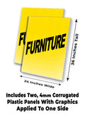 Furniture A-Frame Signs, Decals, or Panels