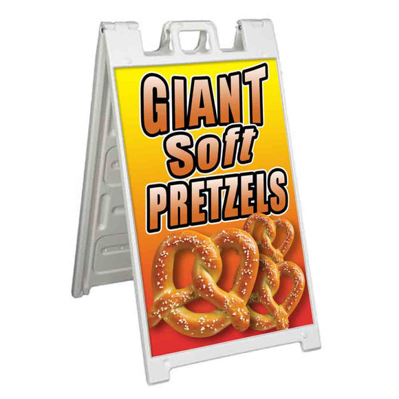 Giant Soft Pretzels A-Frame Signs, Decals, or Panels